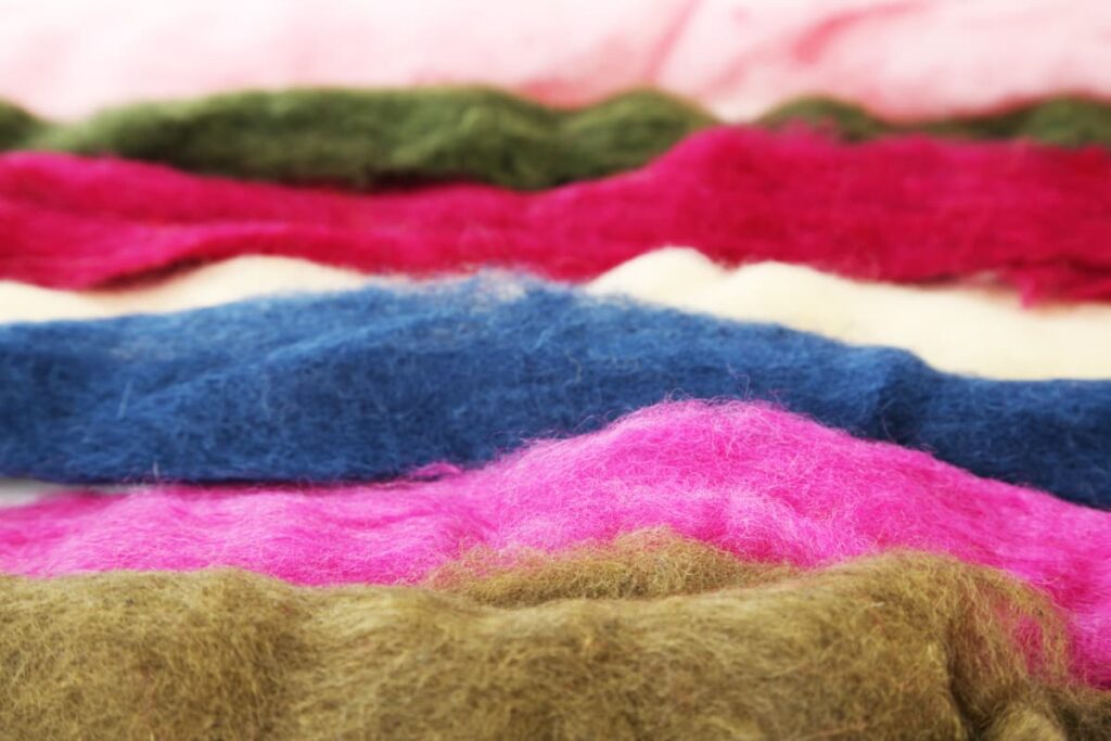 Felted wool.