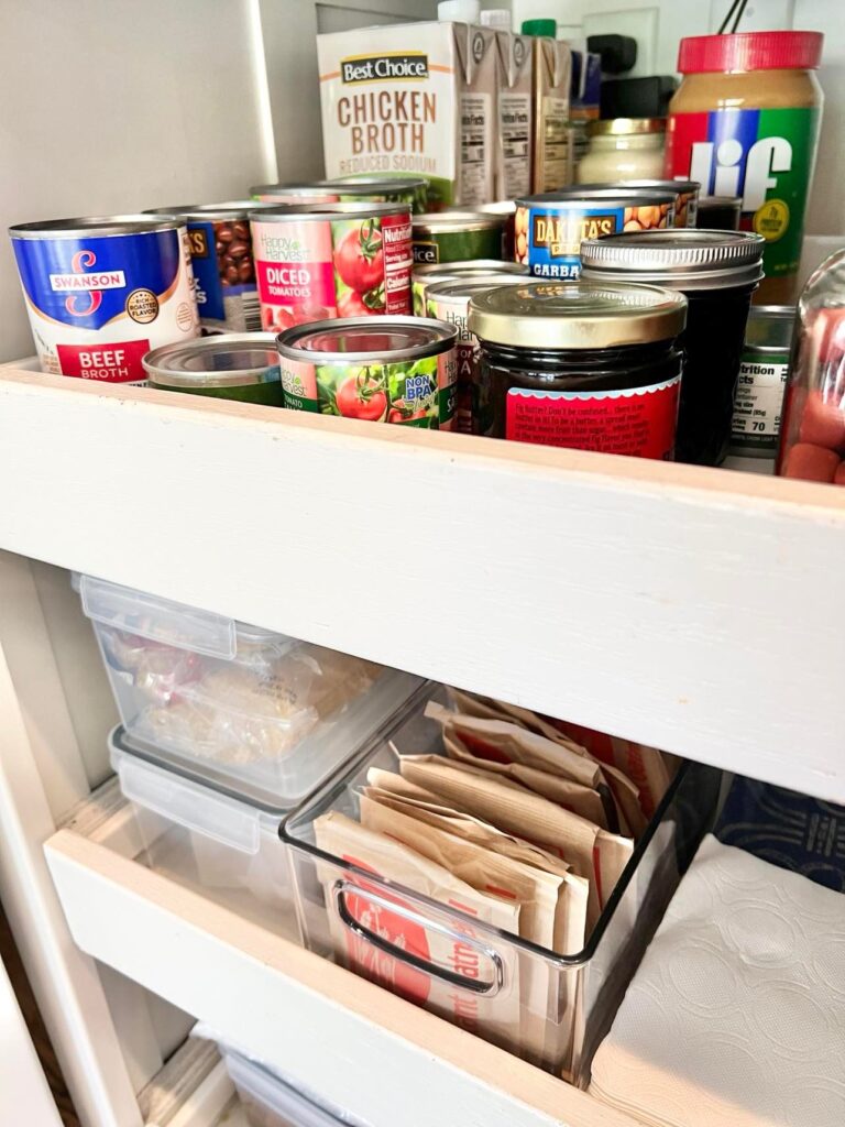 How to Organize a Pantry with Pull-Out Drawers - Sonata Home Design