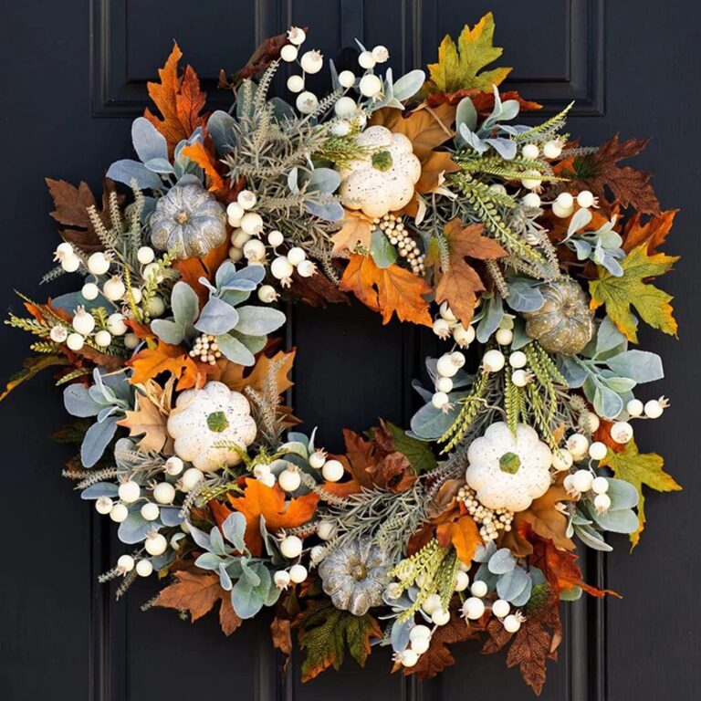 My Top 10 Favorite Fall Wreaths for your Front Door - Sonata Home Design