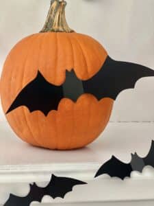 How to Decorate for Halloween with Fireplace Bats - Sonata Home Design