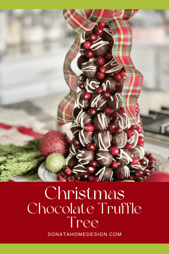 Christmas Chocolate Truffle Tree