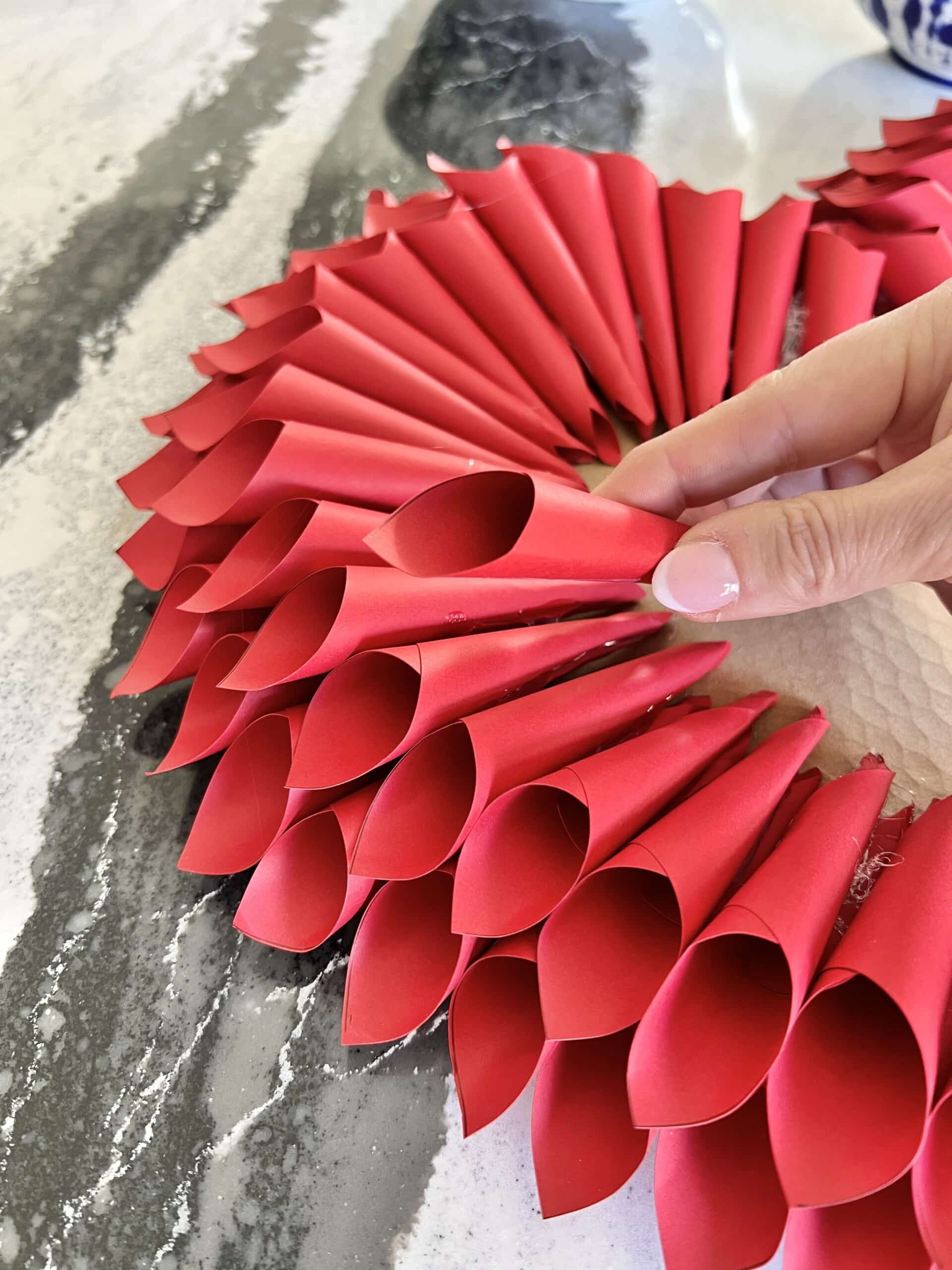 how-to-make-a-paper-cone-valentine-heart