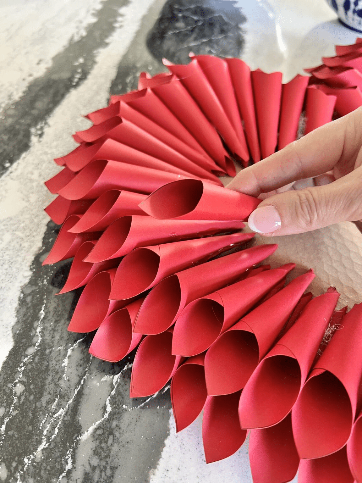 How to Make a Paper Cone Valentine Heart