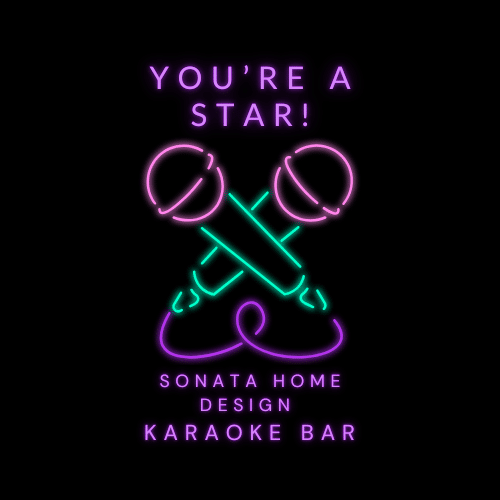 An invitation to a karaoke party that says "You're a Star!"