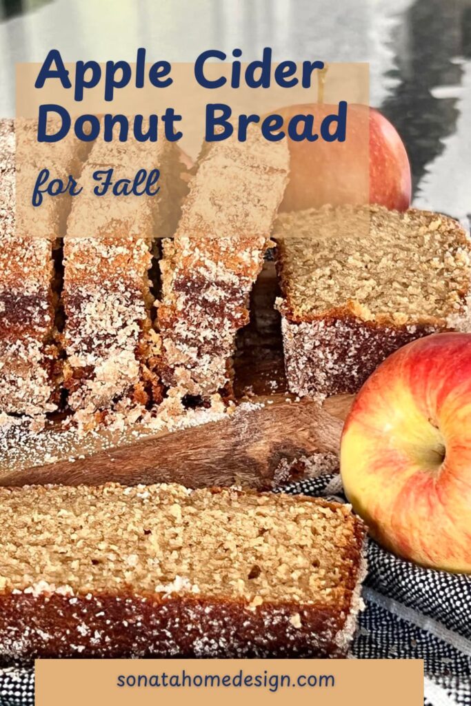 Apple Cider Donut Bread for Fall