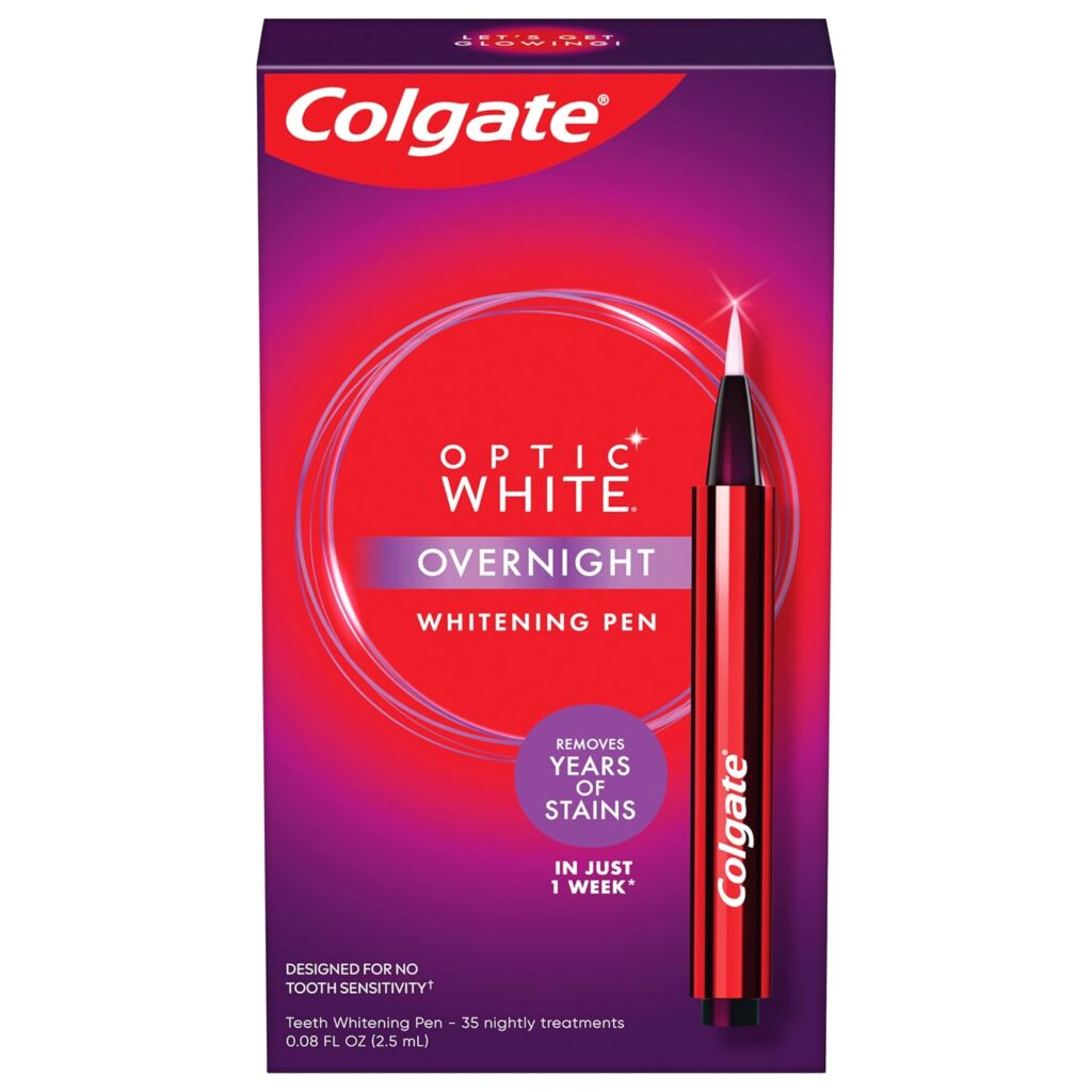 Colgate whitening pen.