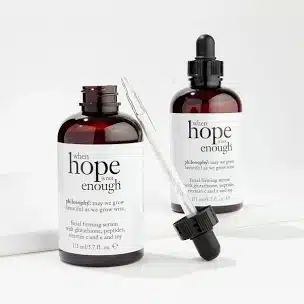 "When Hope is Not Enough" skin serum by PHilosophy.