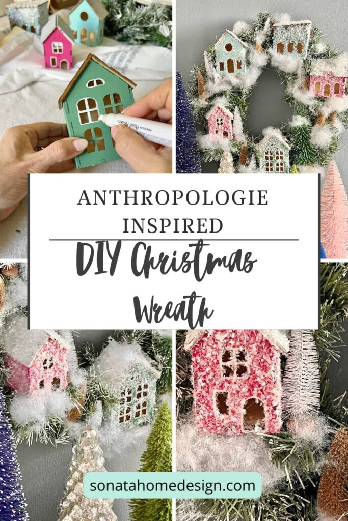 Anthropologie Inspired DIY Christmas Wreath project