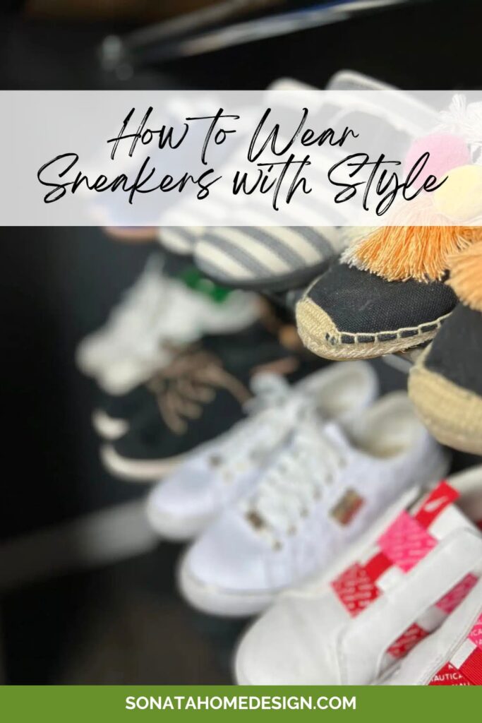 A closet full of sneakers: How to wear sneakers stylishly