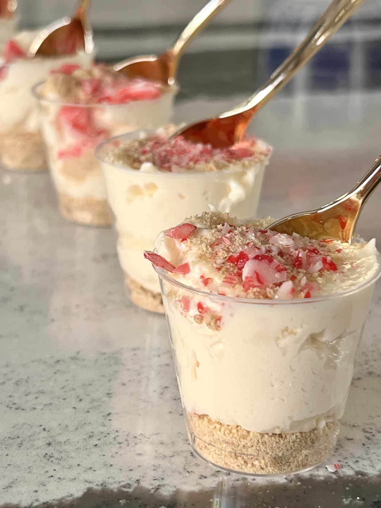 RumChata cheesecake pudding shots